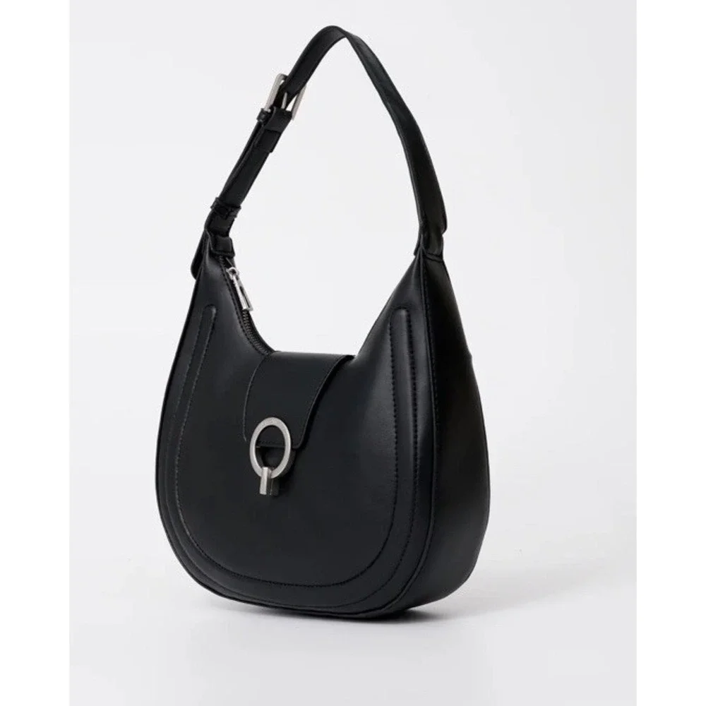 French Connection‎ Charm Smooth Ring Closure Hobo